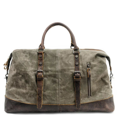 Vintage Leather Weekend Travel Bag - Harren Cole