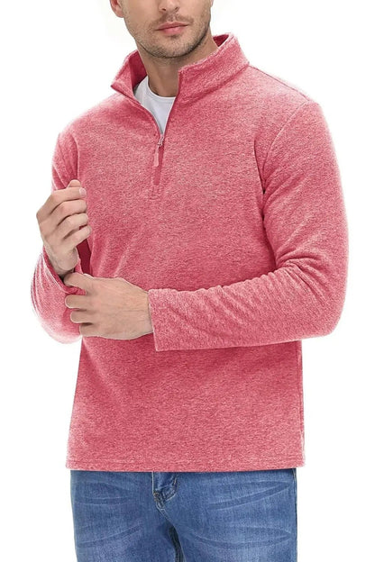 Warm Fleece Pullover Half - Zip Pullover for Men - Harren Cole