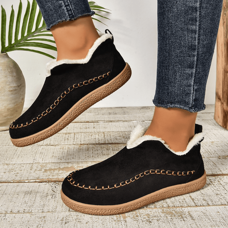 Warme Winterstiefel mit Futter aus Fleece und rutschfesten Sohlen - Livezo