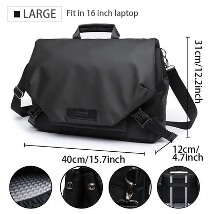 Waterproof Messenger Bag for Work & Travel - Harren Cole
