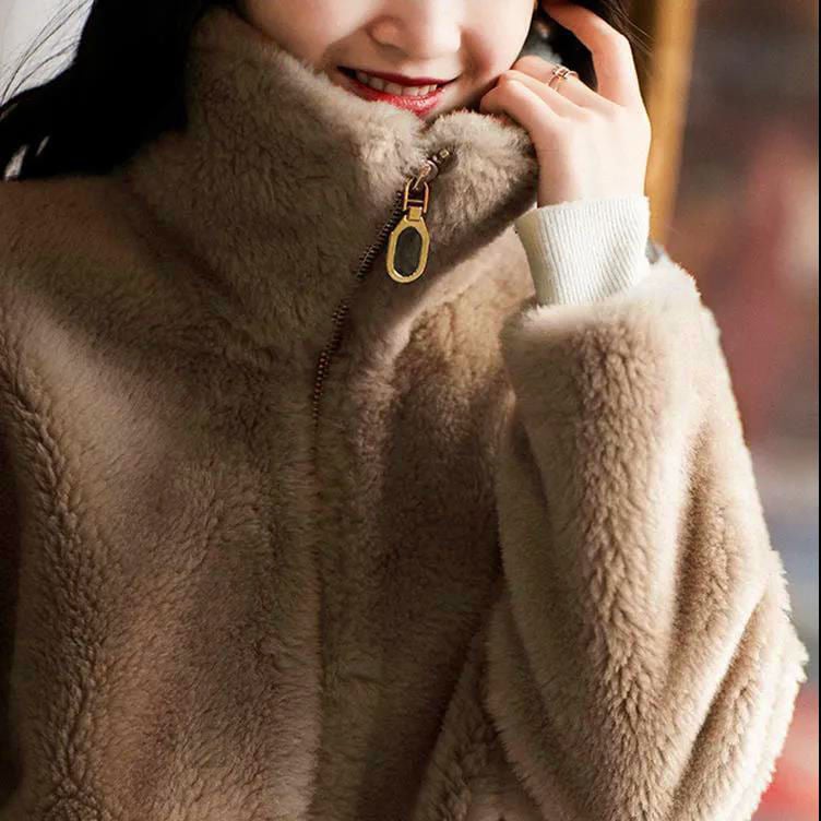 Wilhelmine - Damen - Winter - Cardigan mit doppelseitigem Fleece - Livezo