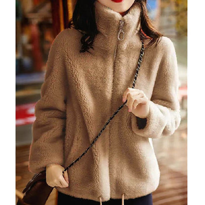 Wilhelmine - Damen - Winter - Cardigan mit doppelseitigem Fleece - Livezo