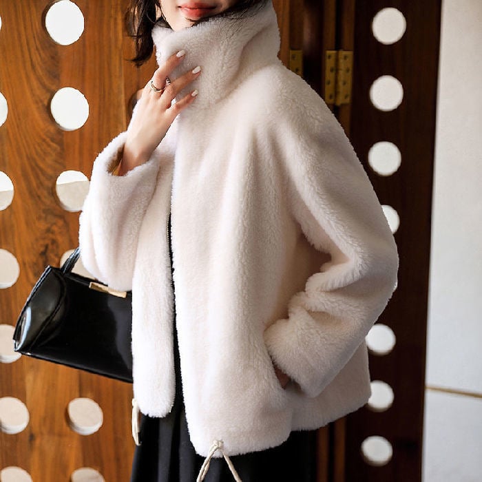Wilhelmine - Damen - Winter - Cardigan mit doppelseitigem Fleece - Livezo