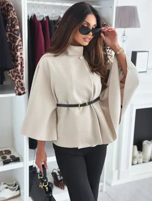 Wollmantel mit elegantem, tailliertem Schnitt - Livezo