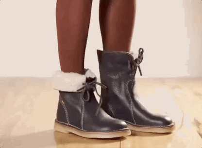 WollyWarm - Wasserdichte Stiefel mit Wollfutter - Livezo