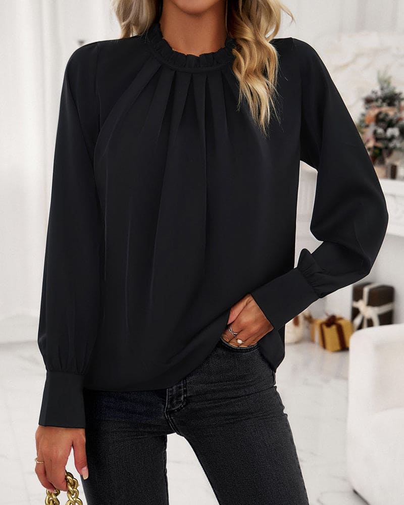 Yolanda - Elegante Bluse mit Rüschen - Livezo