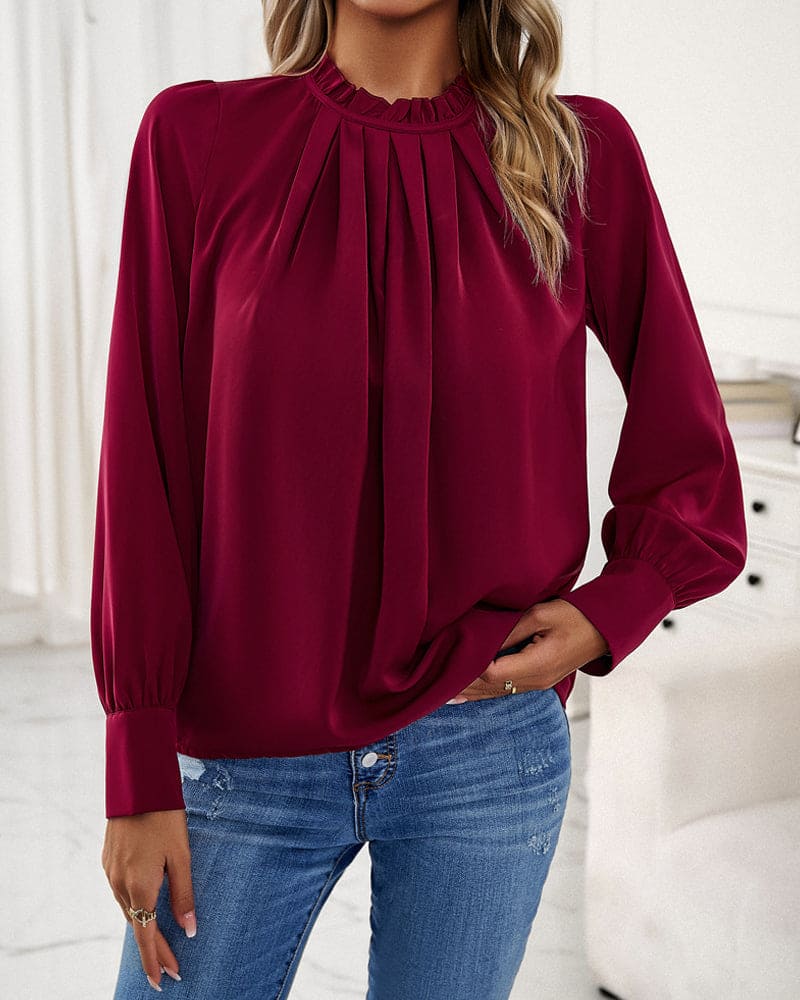 Yolanda - Elegante Bluse mit Rüschen - Livezo