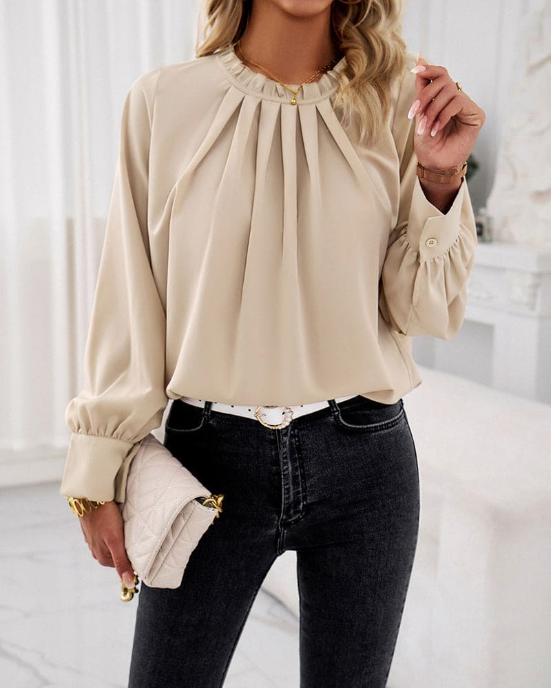 Yolanda - Elegante Bluse mit Rüschen - Livezo