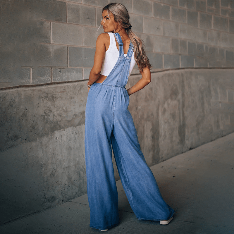 Yvette - Denim - Overall - Livezo