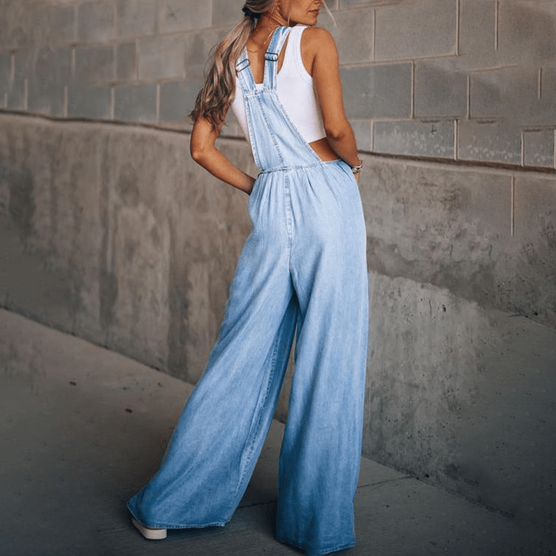 Yvette - Denim - Overall - Livezo