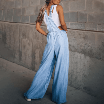 Yvette - Denim - Overall - Livezo
