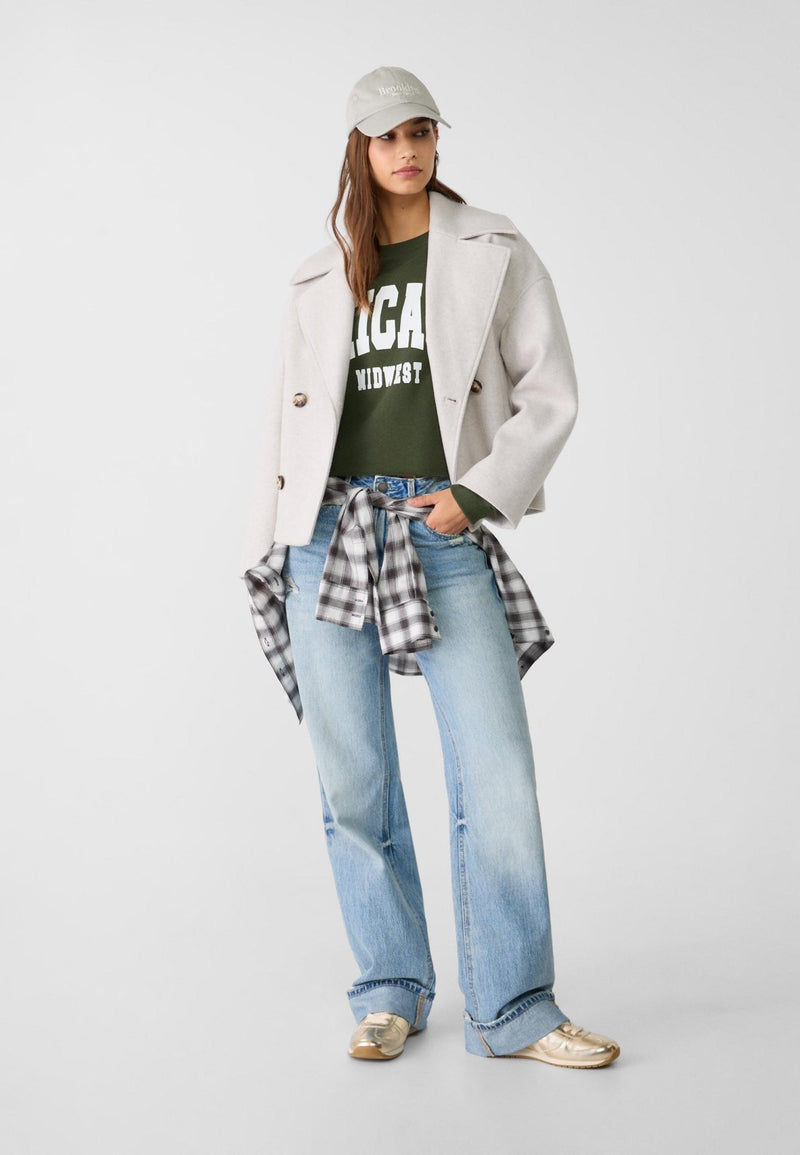 Zeitloser klassischer kurzer Mantel für Damen - Livezo