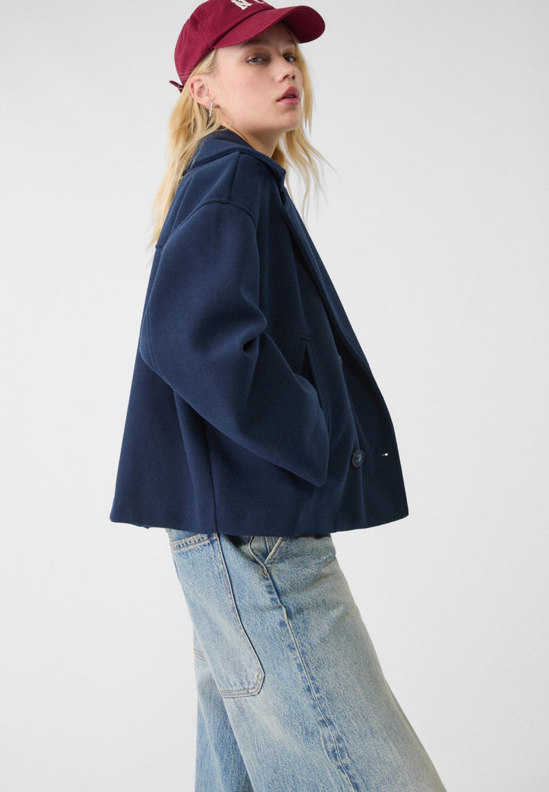 Zeitloser klassischer kurzer Mantel für Damen - Livezo