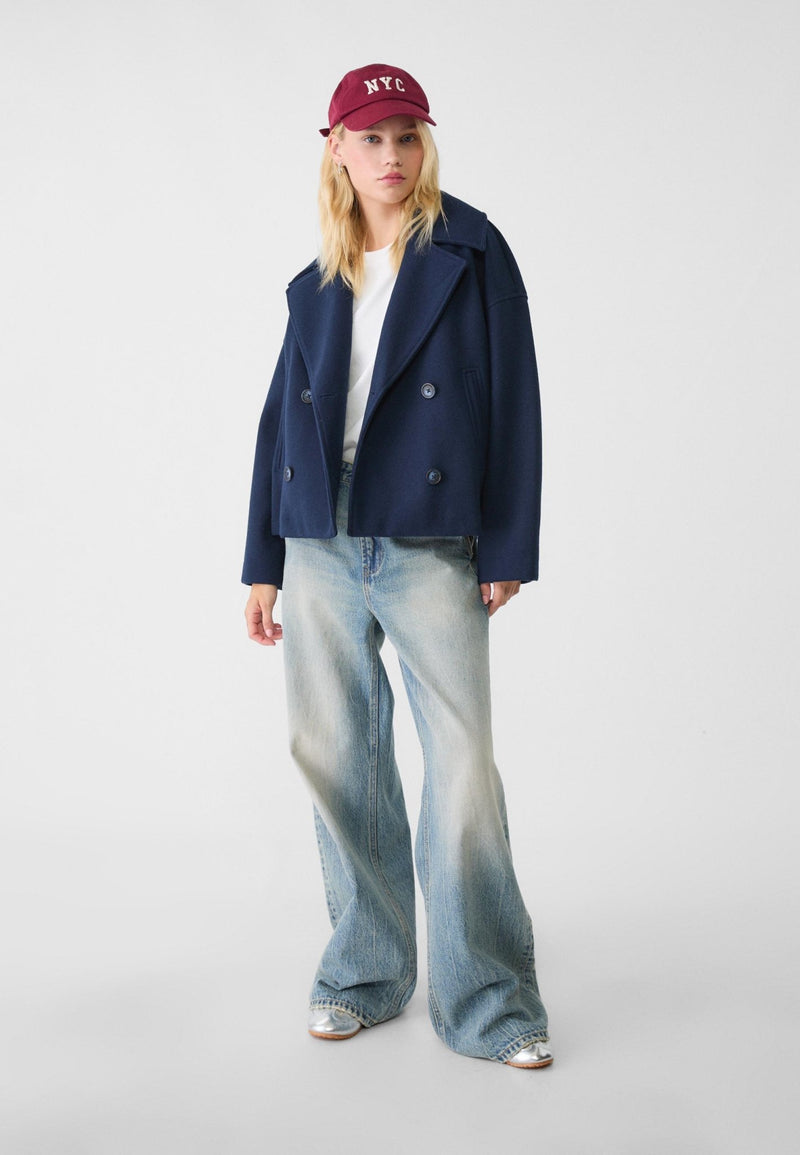 Zeitloser klassischer kurzer Mantel für Damen - Livezo