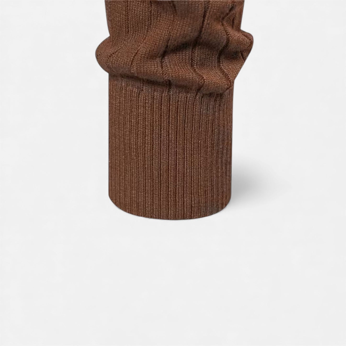 Zip-Up Longline Knit Cardigan - Harren Cole