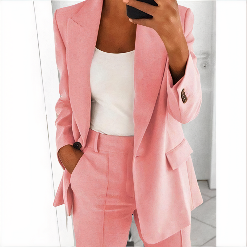 50% RABATT | Sophie - Blazer Set Mit Jacke Und Hose