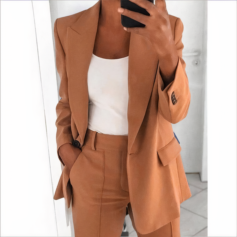 50% RABATT | Sophie - Blazer Set Mit Jacke Und Hose