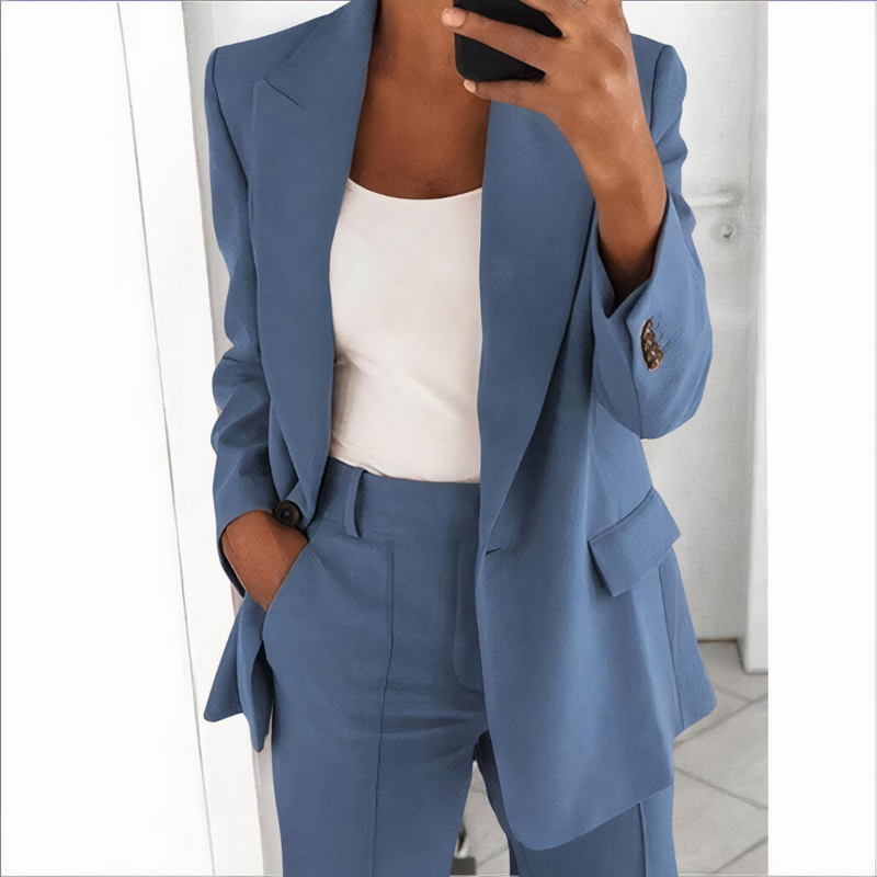 50% RABATT | Sophie - Blazer Set Mit Jacke Und Hose