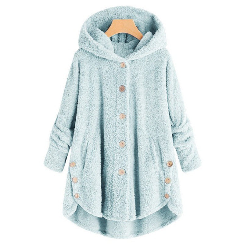 50% RABATT | Monika - Wolljacke mit Kapuze