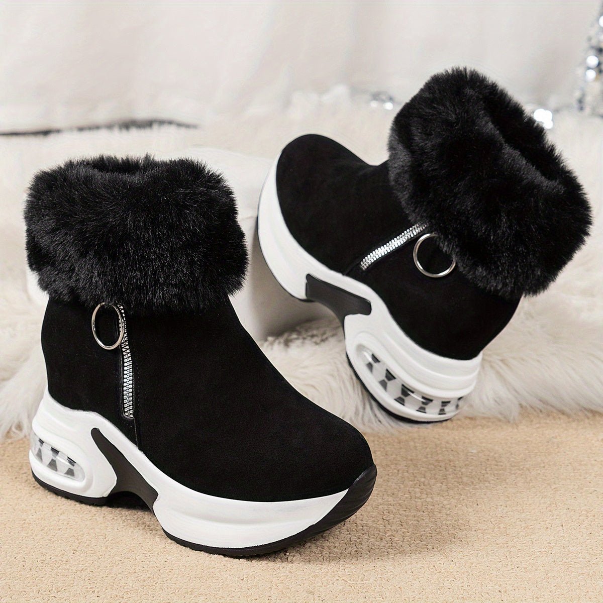 Karyn | Gepolsterte Damenstiefel - Livezo