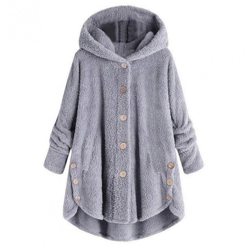 Monika - Wolljacke mit Kapuze - Livezo