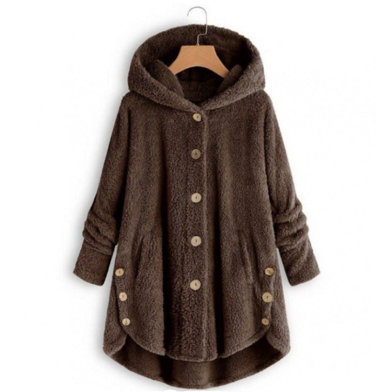 Monika - Wolljacke mit Kapuze - Livezo