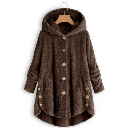 Monika - Wolljacke mit Kapuze - Livezo