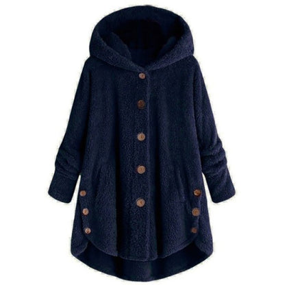 Monika - Wolljacke mit Kapuze - Livezo