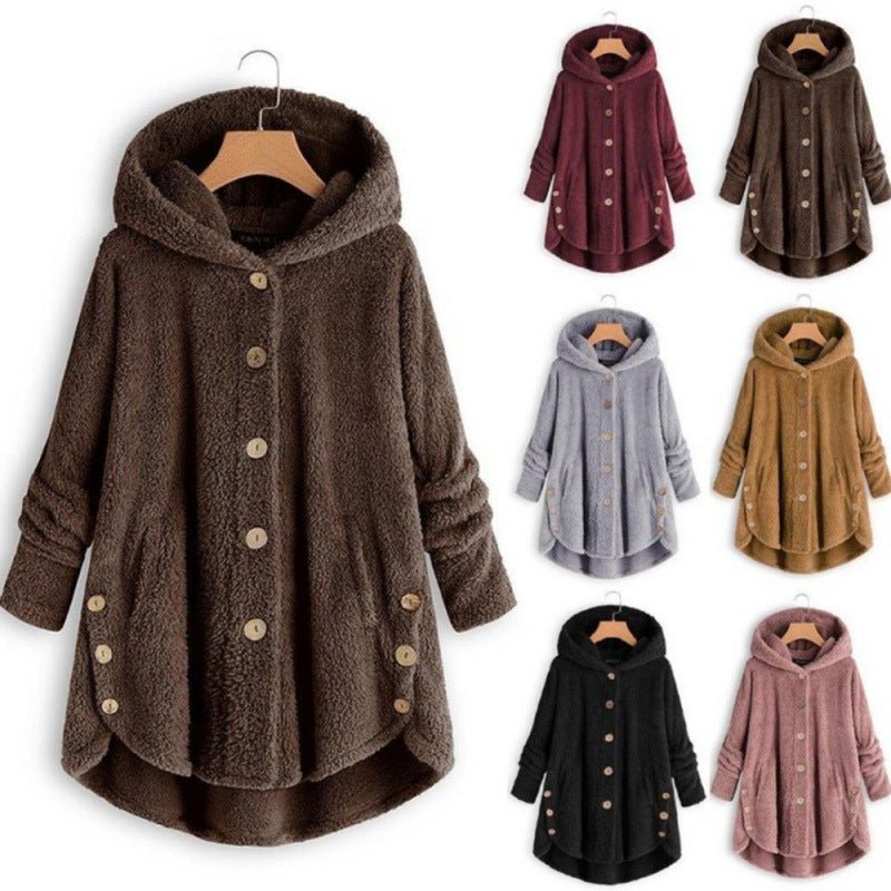 Monika - Wolljacke mit Kapuze - Livezo
