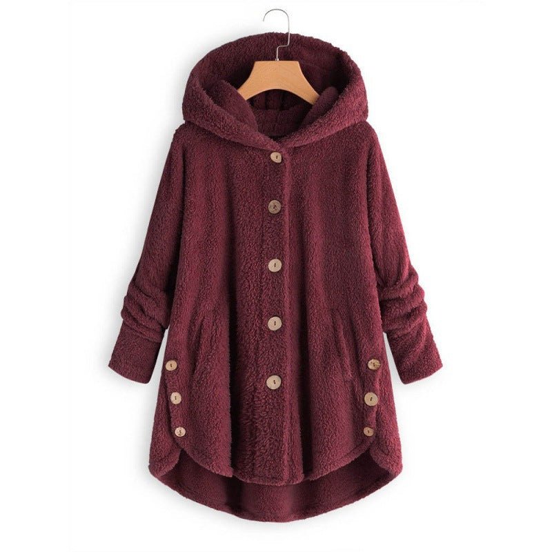 Monika - Wolljacke mit Kapuze - Livezo
