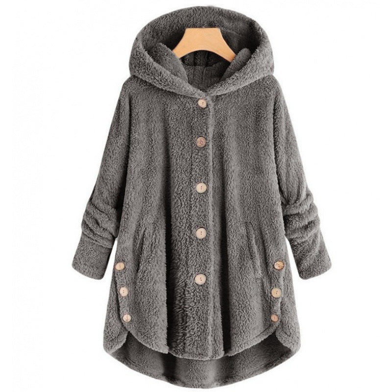 Monika - Wolljacke mit Kapuze - Livezo