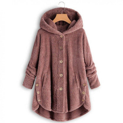 Monika - Wolljacke mit Kapuze - Livezo