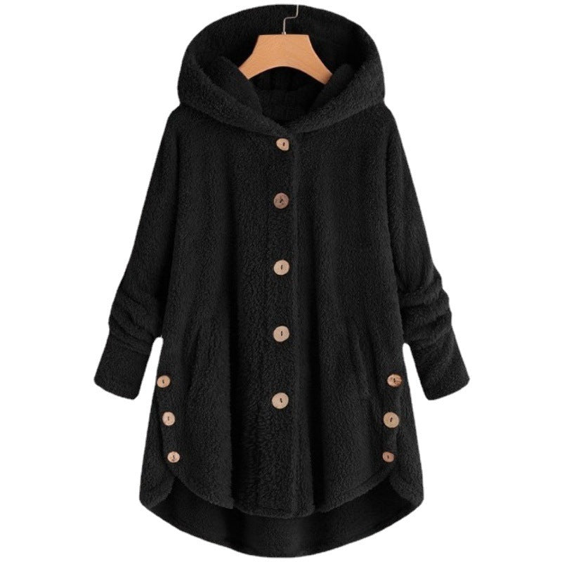 Monika - Wolljacke mit Kapuze - Livezo