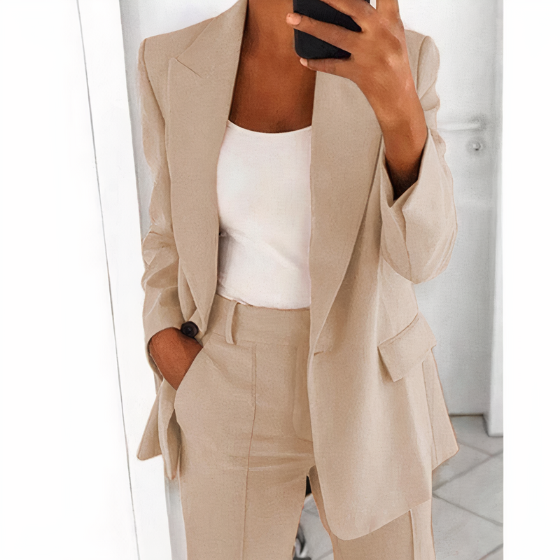 50% RABATT | Sophie - Blazer Set Mit Jacke Und Hose