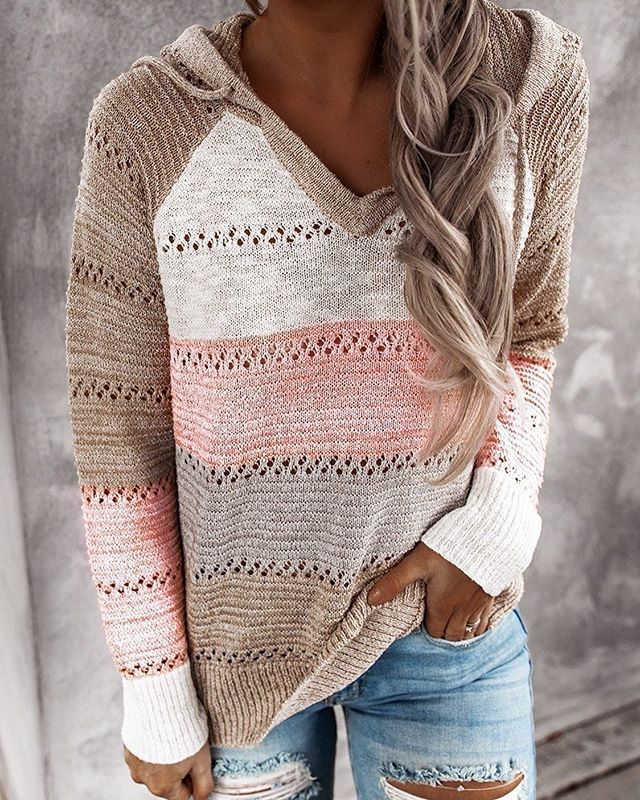 Zipporah - Gestreifter Pullover für Frauen - Livezo